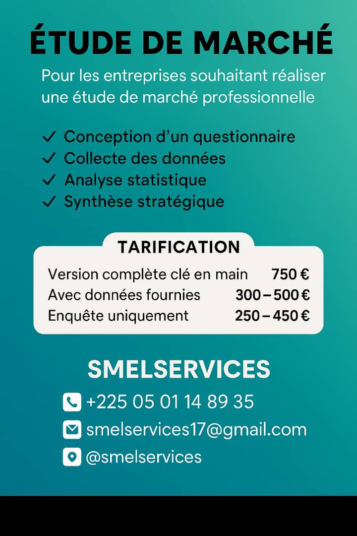 Etude de marché