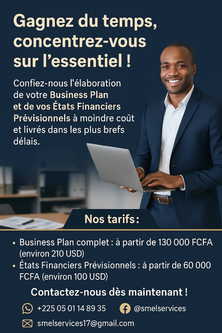 ETABLISSEMENT DE BUSINESS PLAN